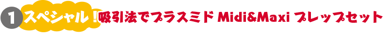 スペシャル! 吸引法でプラスミドMidi&Maxiプレップセット
