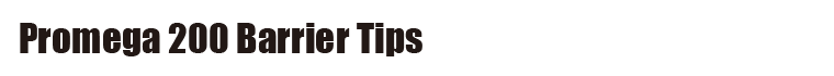 Promega 200 Barrier Tips