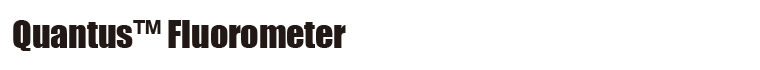 Quantus™ Fluorometer
