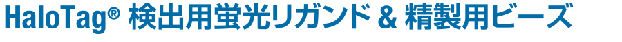 HaloTag® 検出用蛍光リガンド&精製用ビーズ